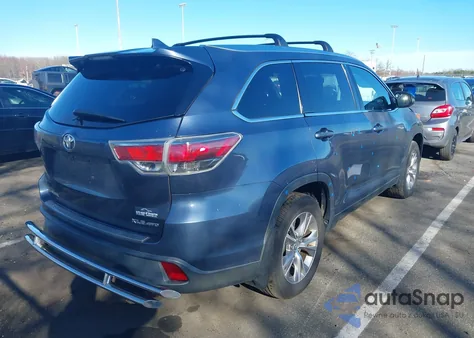 2015 Toyota Highlander Xle V6 z USA, uszkodzony, nr VIN 5TDJKRFH7FS178591